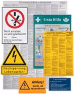 Dehn set waarschuwingsborden voor elektrische installaties -, Doe-het-zelf en Bouw, Verzenden, Nieuw