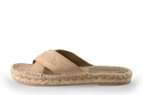 Off- White Slippers in maat 40 Beige | 5% extra korting, Kleding | Dames, Schoenen, Beige, Zo goed als nieuw, Slippers, Verzenden