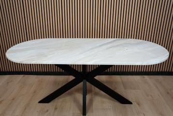 Ajax Eetkamertafel - Plat Ovaal (90x180 cm) beschikbaar voor biedingen