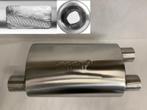 MAX Spiral Straight Flo Performance rvs uitlaat demper 2,5, Ophalen of Verzenden, Nieuw