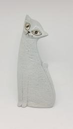 Royal Dux - Beeldje - Stylized sitting cat - Biscuit, Antiek en Kunst