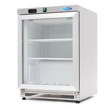Vrieskast - 200 L - Rvs - met Glazen Deur, Zakelijke goederen, Verzenden, Nieuw in verpakking, Koelen en Vriezen