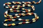 Amber Natuurlijke Baltische barnsteenketting - lengte 126