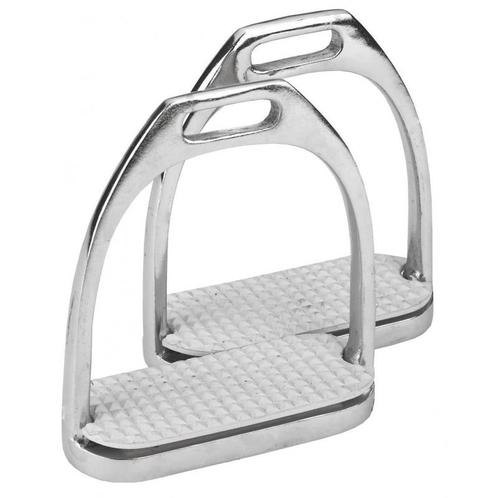 Stijgbeugel roestvrij staal - 12 cm paarsgewijs - kerbl, Dieren en Toebehoren, Paarden en Pony's | Overige Paardenspullen, Nieuw