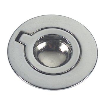 Luikring Rond Verchroomd 53mm Verborgen Tapeinden, Ophalen of Verzenden