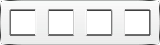 Niko Original Cover Frame Switchgear - 101-76400, Doe-het-zelf en Bouw, Elektriciteit en Kabels, Verzenden