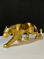 LEDMansion (1995) - Figuur - Modern Gold Leopard Art Decore, Antiquités & Art, Art | Peinture | Moderne