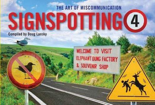 Signspotting 4: The Art of Miscommunication, Lansky, Doug, Livres, Livres Autre, Envoi