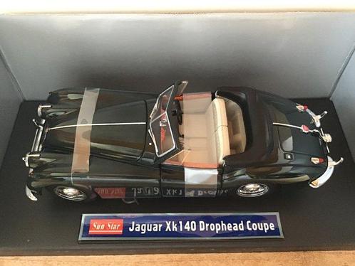 Sunstar - 1:18 - 1954/1957 - Jaguar XK140 Drophead Coupé -, Hobby & Loisirs créatifs, Voitures miniatures | 1:5 à 1:12