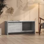 vidaXL Tv-meubel 90x35x40 cm bewerkt hout grijs sonoma, Huis en Inrichting, Kasten |Televisiemeubels, Verzenden, Nieuw