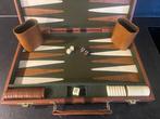 Spel - Vintage spel / bordspel Backgammon in draagbare
