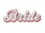 Strijk Embleem Bride 22cm, Hobby en Vrije tijd, Verzenden, Nieuw