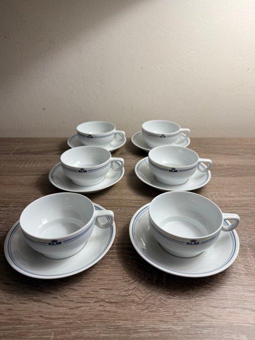 Hutschenreuther - KLM Bussiness Class - Ontbijtservies -, Antiek en Kunst, Antiek | Wandborden en Tegels