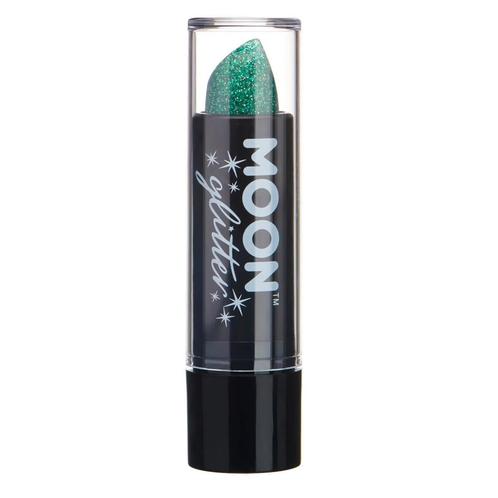 Moon Glitter Holographic Glitter Lipstick Green 4.2g, Hobby en Vrije tijd, Feestartikelen, Nieuw, Verzenden