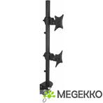 Techly ICA-LCD 350-D 27  Zwart flat panel bureau steun, Computers en Software, Verzenden, Nieuw