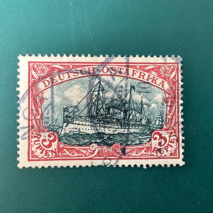 Duits Oost-Afrika 1901 - 3 Rupien zijljacht - Michel 21, Postzegels en Munten, Postzegels | Europa | Duitsland