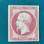 France 1853/1860 - 1 Fr Empire avec certificat pour veaux -, Gestempeld
