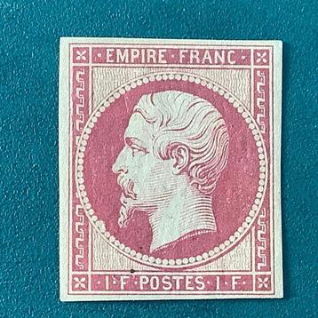 France 1853/1860 - 1 Fr Empire avec certificat pour veaux -