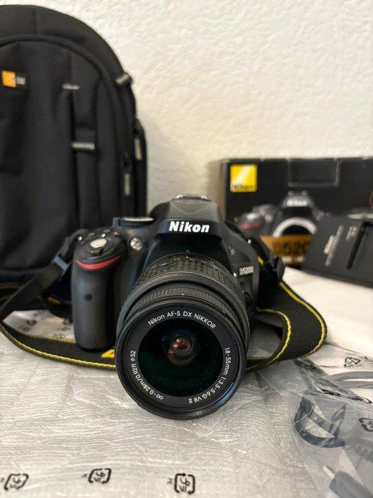 Nikon D5200 + AF-S 18-55 VR II Digitale reflex camera (DSLR), Audio, Tv en Foto, Fotocamera's Digitaal