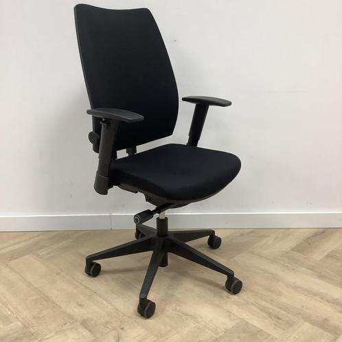 Tweedehands Ergonomisch bureaustoel, zwart, Huis en Inrichting, Bureaustoelen, Bureaustoel, Zwart, Gebruikt, Ergonomisch
