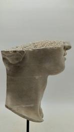 sculptuur, Volto di Alessandro Magno - 37 cm - marmerstof