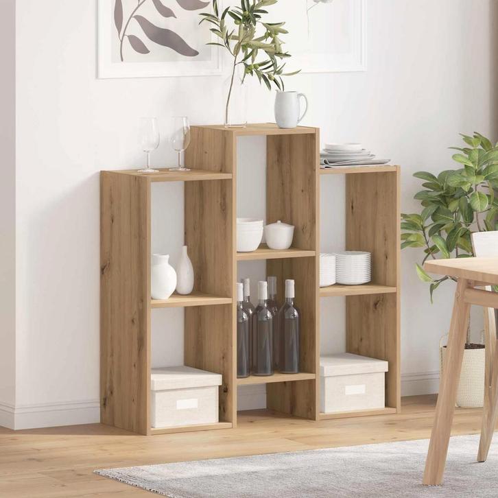 vidaXL Dressoir Artisan Eiken 90 x 30 x 90 cm, Maison & Meubles, Armoires | Dressoirs, Envoi