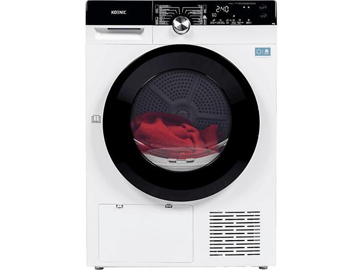 Koenic -  Droogkast Warmtepomp B (ktd 8336) - Wit, Elektronische apparatuur, Droogkasten, Nieuw, Voorlader, Minder dan 85 cm, Verzenden