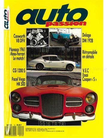 1988 AUTO PASSION TIJDSCHRIFT 15 FRANS, Ophalen of Verzenden