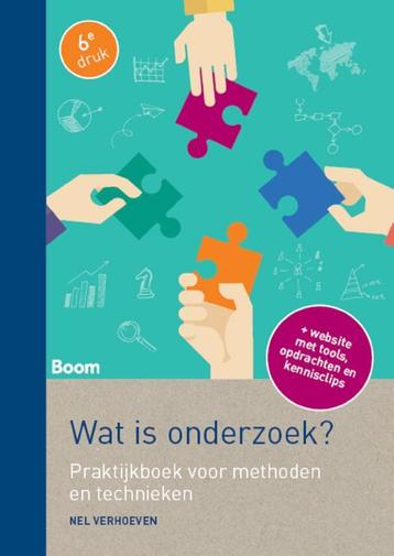 Wat is onderzoek? 9789024406937 Nel Verhoeven, Verzenden, Nel Verhoeven