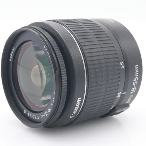 Canon EF-S 18-55mm F/3.5-5.6 III occasion, Audio, Tv en Foto, Foto | Lenzen en Objectieven, Zo goed als nieuw, Verzenden