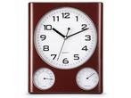 Veiling - Brunbeste Wandklok - Met Thermometer en Hygrometer, Nieuw