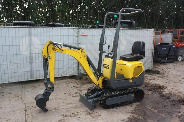 Veiling: Minigraver Wacker Neuson 803 Diesel 9kW 2018, Zakelijke goederen, Machines en Bouw | Kranen en Graafmachines, Ophalen