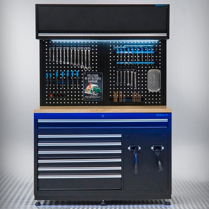 Datona Premium werkplaatsinrichting met extra brede kast -, Bricolage & Construction, Établis, Enlèvement ou Envoi