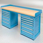 Datona Werkbank PRO met bamboe werkblad en 12 lades - 200, Doe-het-zelf en Bouw, Werkbanken, Ophalen of Verzenden, Nieuw