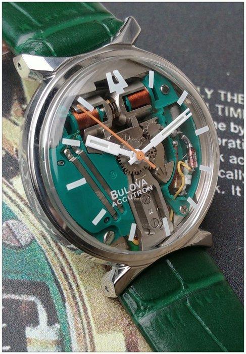 Bulova - Accutron Spaceview-M5-Révisée - Heren - 1965, Handtassen en Accessoires, Horloges | Heren