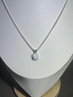 Pendentif dopale blanche naturelle dÉthiopie + Argent 925., Verzamelen