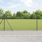 vidaXL Hexagon Omheining Grijs 1x50 m Staal, Verzenden, Nieuw