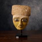 Het oude Egypte begrafenis houten masker - 23 cm