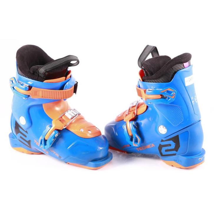 30 30,5 kinder skischoenen TECNICA JTR 2, BLUE/orange, Sport en Fitness, Skiën en Langlaufen, Ski, Schoenen, Gebruikt, Overige merken