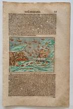 Sebastian Münster - Cosmographia - 1590, Antiek en Kunst