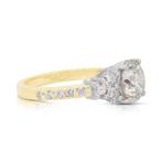 Ring - 18 karaat Geel goud, Witgoud - 2.72ct. tw. Diamant, Nieuw