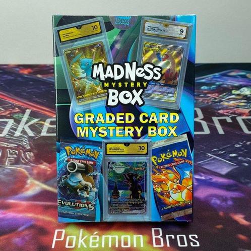 Pokémon Box - Madness Mystery Box - Graded Card, Hobby en Vrije tijd, Verzamelkaartspellen | Pokémon