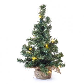 Kunstkerstboom met verlichting | 45 centimeter, Diversen, Kerst, Verzenden