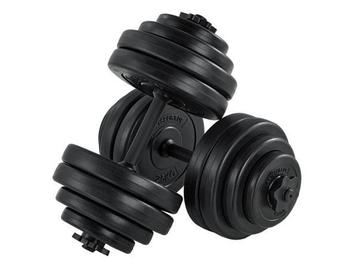 Veiling - Dumbbellset - Totaal 30kg - 2 stuks - Zwart beschikbaar voor biedingen