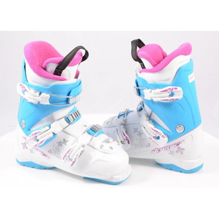 33 34 35 36 kinder skischoenen NORDICA LITTLE BELLE 3, ratch, Sport en Fitness, Skiën en Langlaufen, Ski, Schoenen, Gebruikt, Nordica