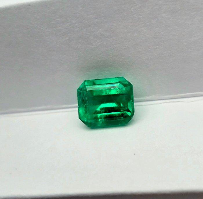 1 pcs Vert Émeraude - 2.97 ct - GRS (Laboratoire Gem, Bijoux, Sacs & Beauté, Pierres précieuses