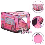 vidaXL Kinderspeeltent met 250 ballen 70x112x70 cm roze, Verzenden, Nieuw