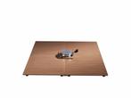 Stokparasol professioneel - 4x4m - Taupe - incl luxe voet, Tuin en Terras, Parasols, Ophalen, Nieuw, Waterdicht, Stokparasol