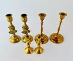 Kaarsenhouder Set van 3 bronzen kandelaars, verschillende