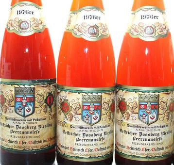 4x 1976 Beerenauslese + 1x 1983 Auslese + 1x 1990 Spätlese